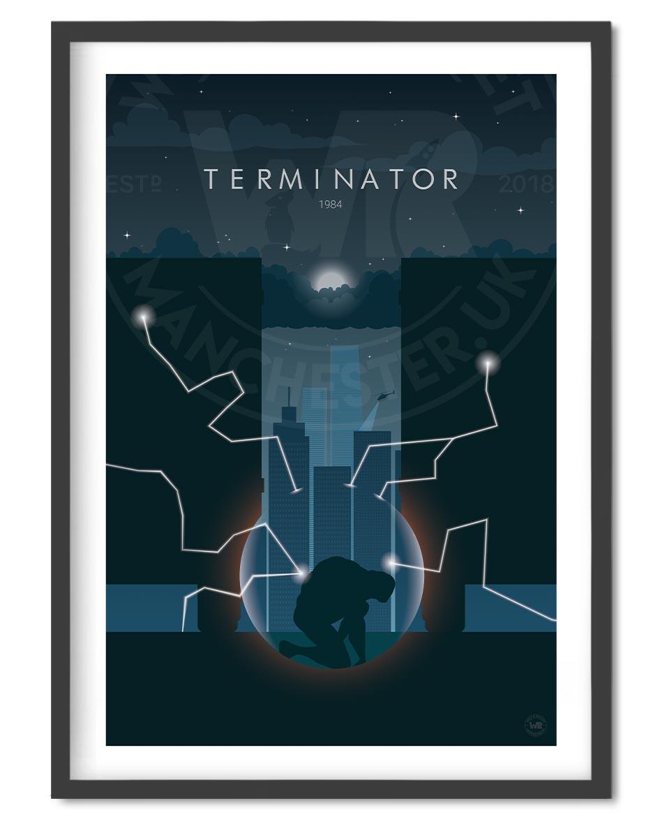 Terminator Movie Poster - Wolf and Rocket