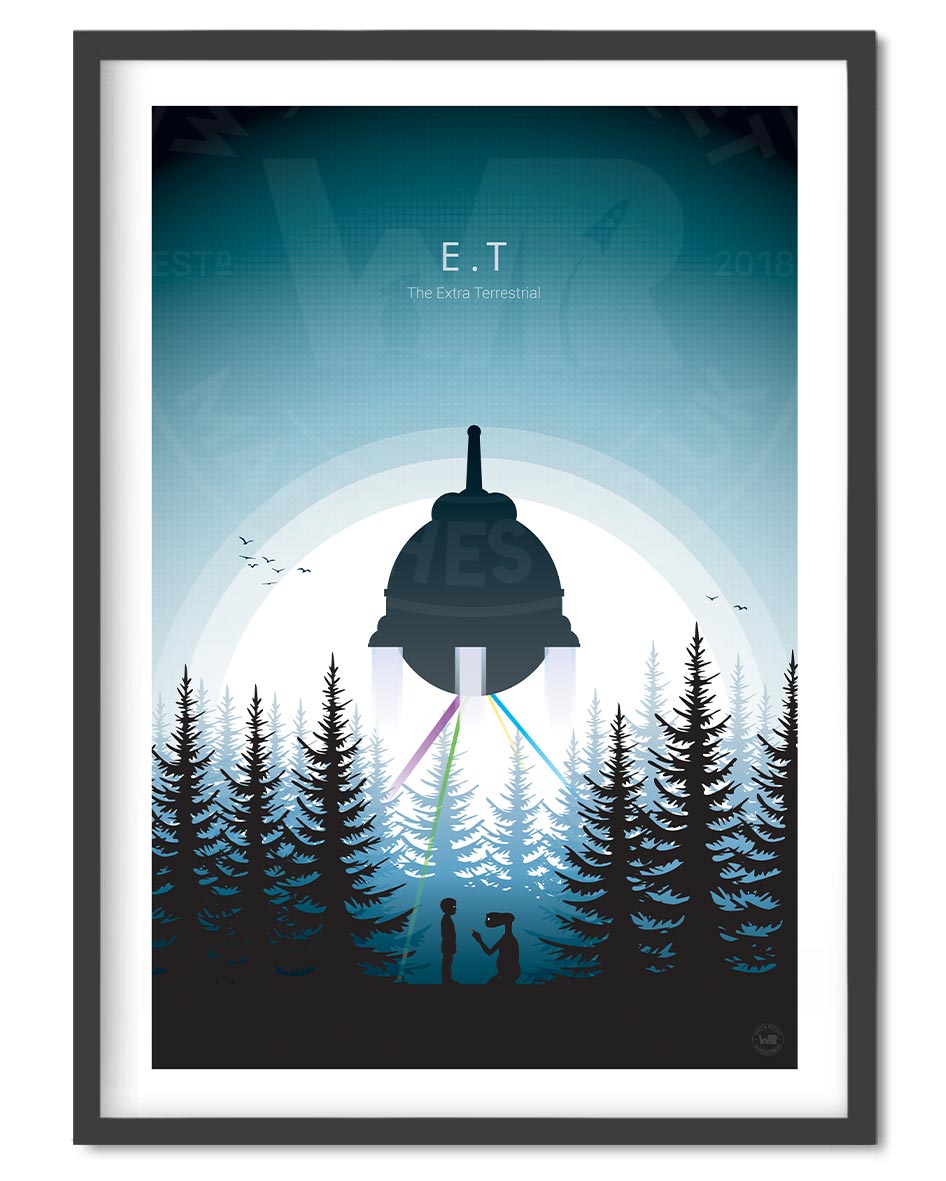 E.T Movie Poster - Wolf and Rocket
