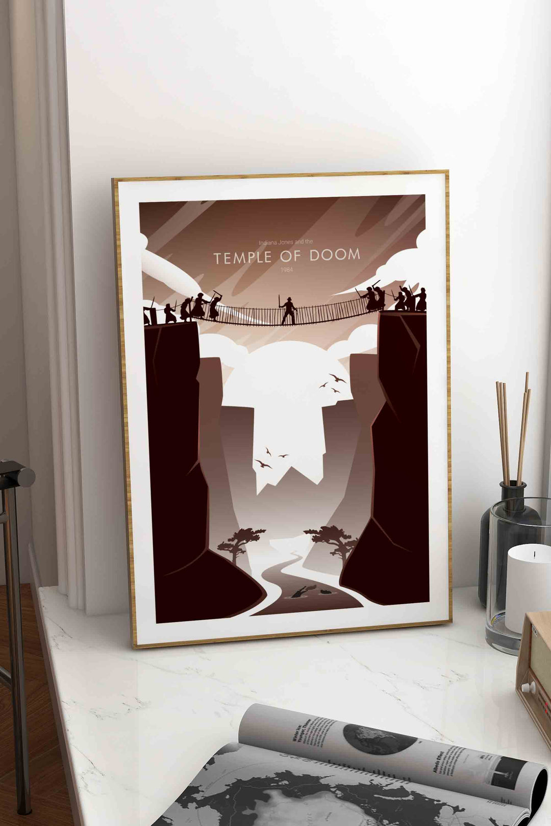 Indiana Jones & The Temple Of Doom Movie Poster