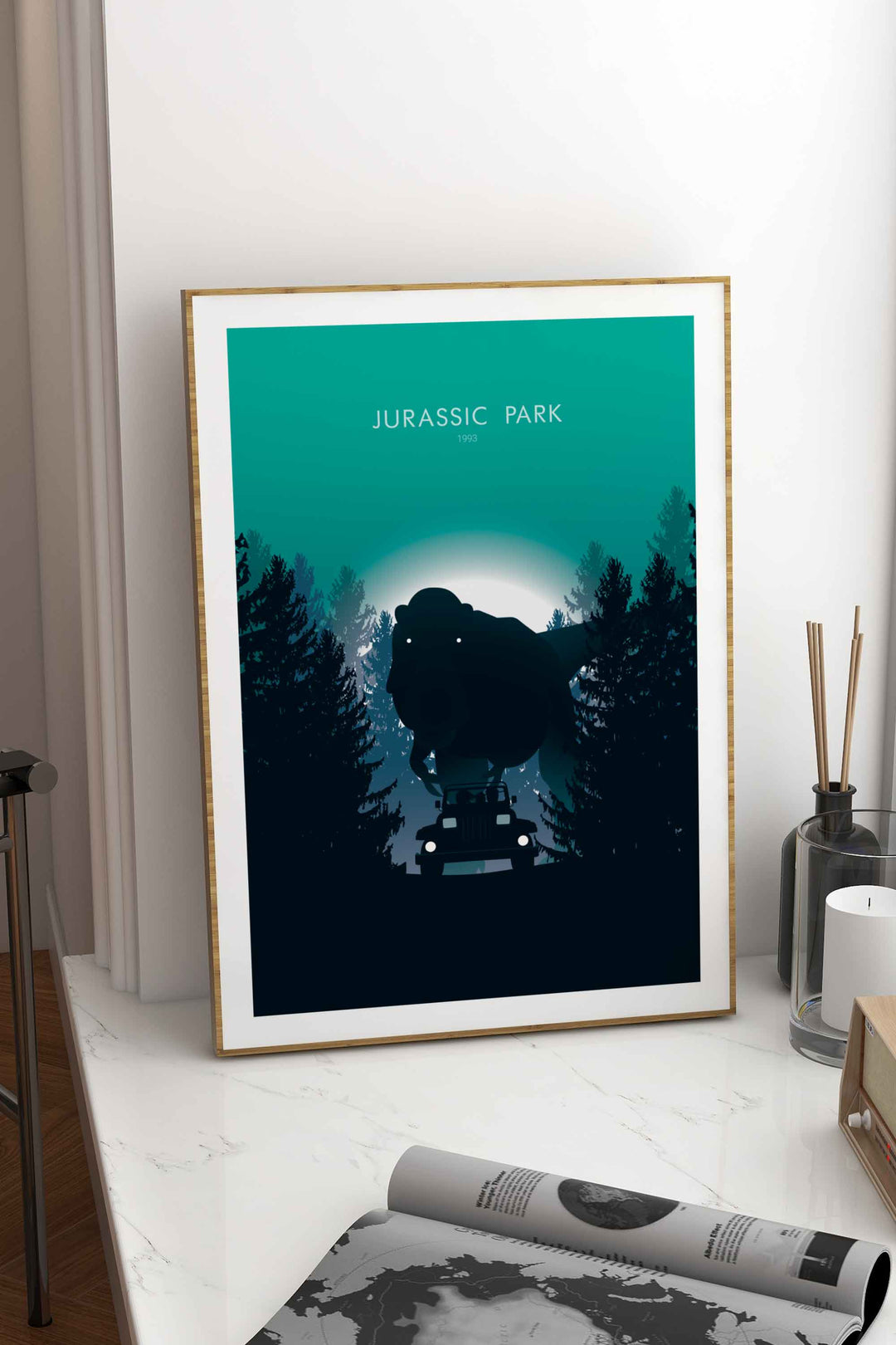 Jurassic Park Movie Print