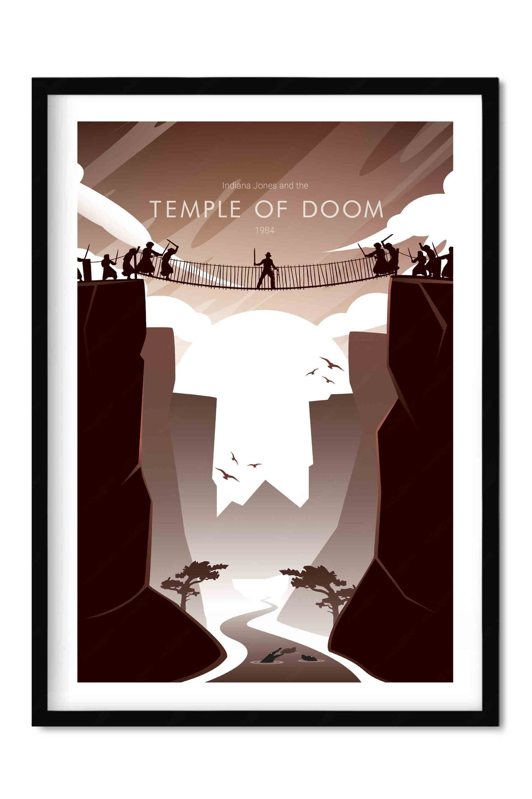 Indiana Jones & The Temple Of Doom Movie Poster