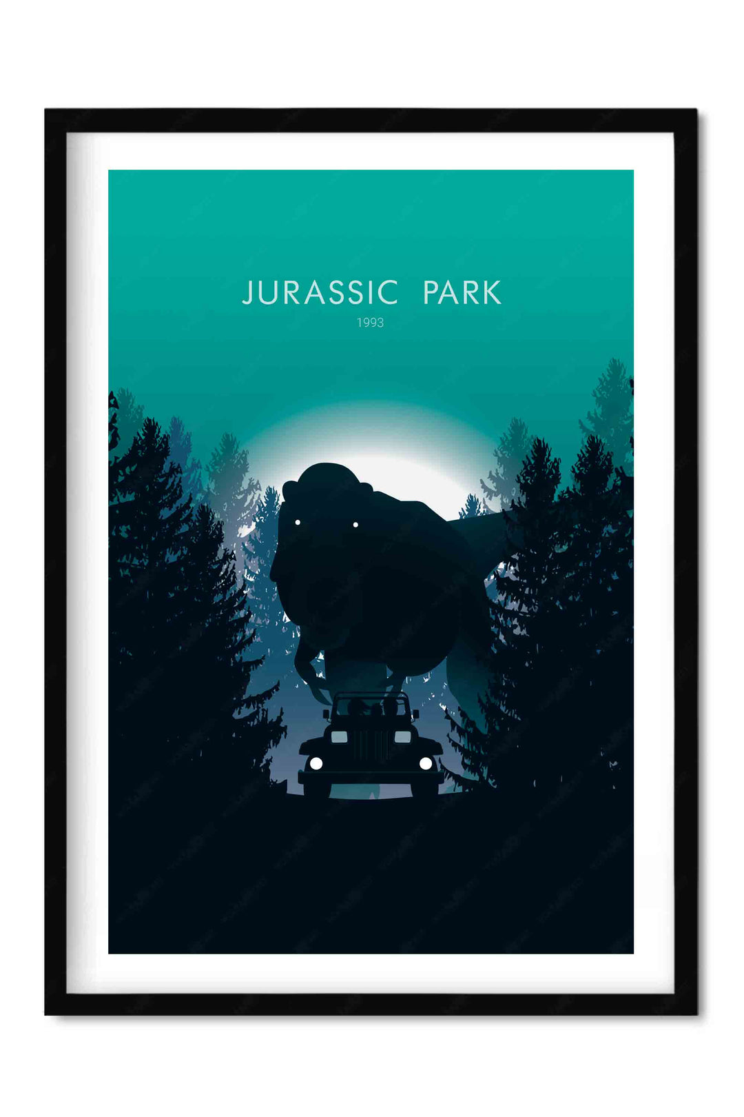 Jurassic Park Movie Print