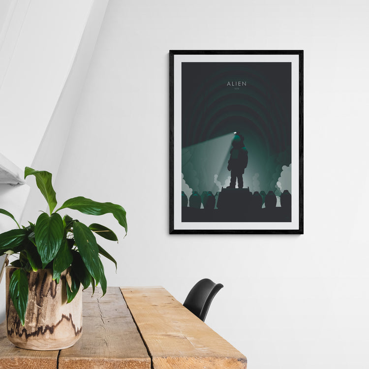 Alien Movie Poster - Wolf and Rocket