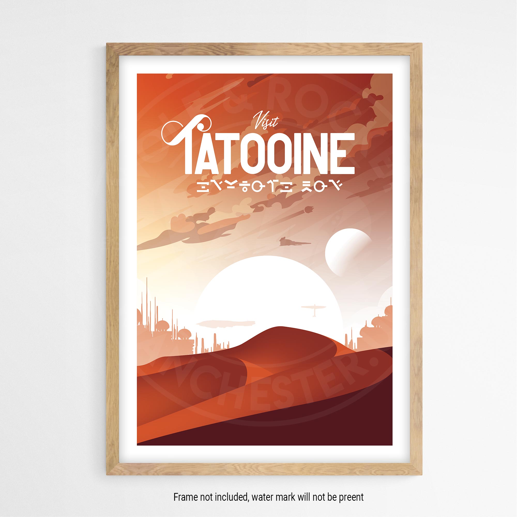 Tatoonie Travel Movie Poster - Wolf and Rocket