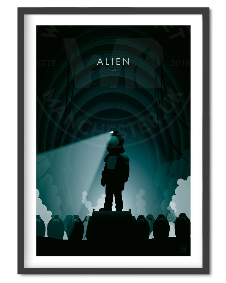 Alien Movie Poster - Wolf and Rocket