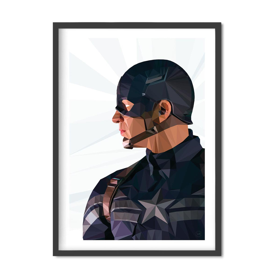 Captain America Poster Print - Wolf and Rocket