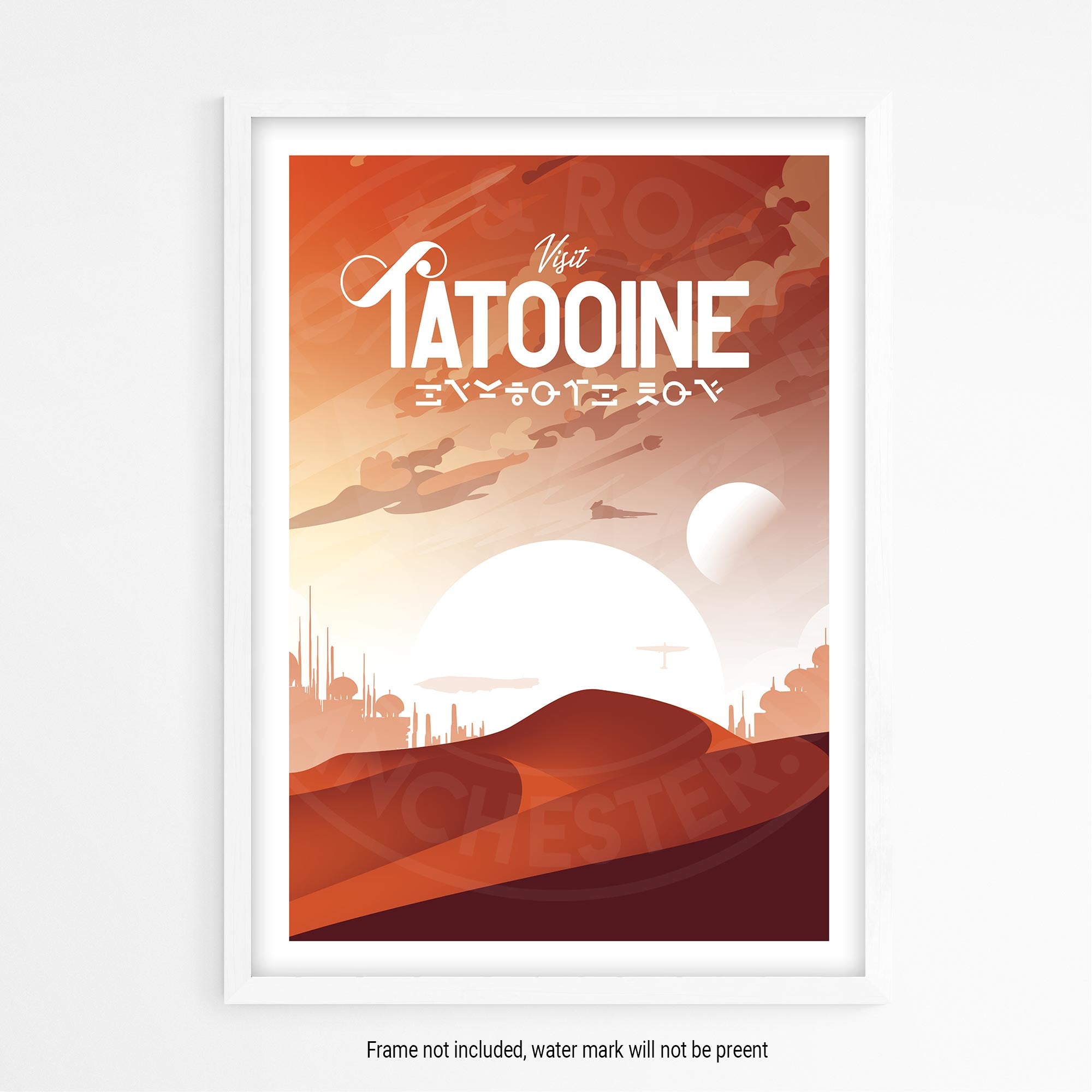 Tatoonie Travel Movie Poster - Wolf and Rocket