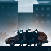 The Town Movie Poster - Wolf and Rocket