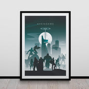 Avengers Movie Poster - Wolf and Rocket