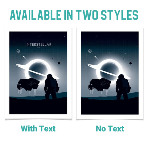 Interstellar Movie Print