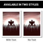 Iron Giant Movie Print - Wolf and Rocket
