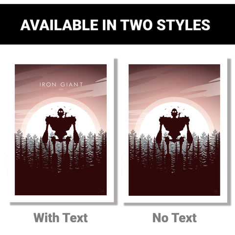 Iron Giant Movie Print - Wolf and Rocket