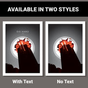 Die Hard Movie Print - Wolf and Rocket