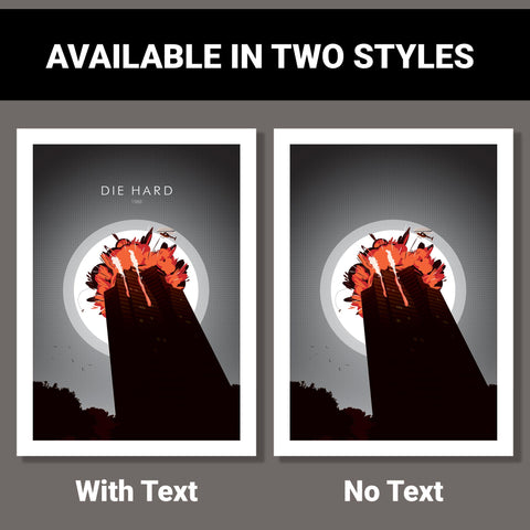 Die Hard Movie Print - Wolf and Rocket