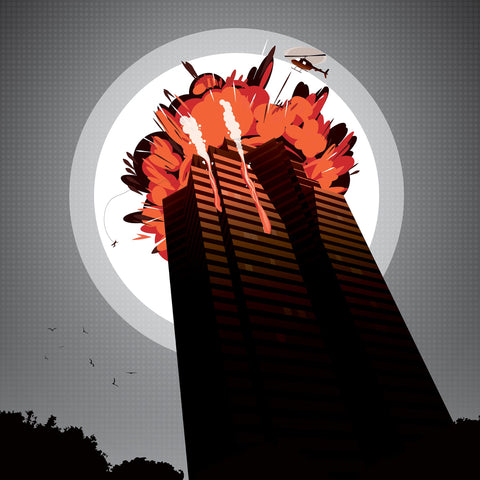 Die Hard Movie Print - Wolf and Rocket