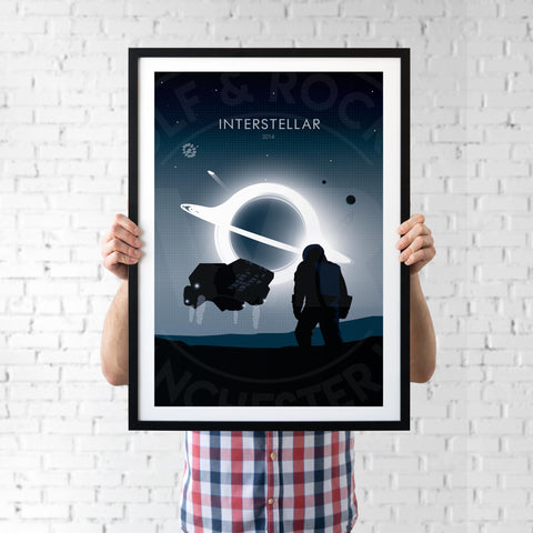 Interstellar Movie Print