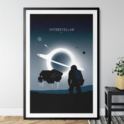 Interstellar Movie Print