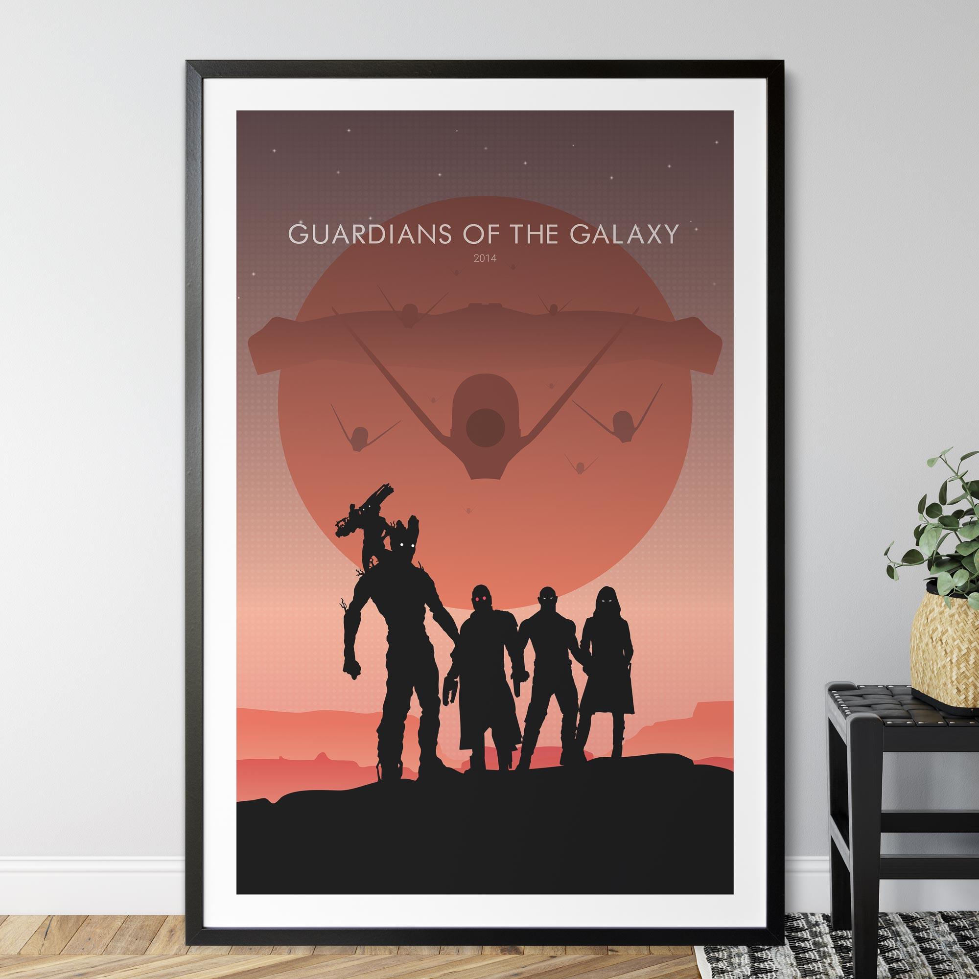 Guardians of the Galaxy Movie Poster - Wolf and Rocket