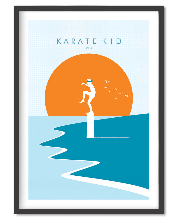 Karate Kid Movie Poster - Wolf and Rocket