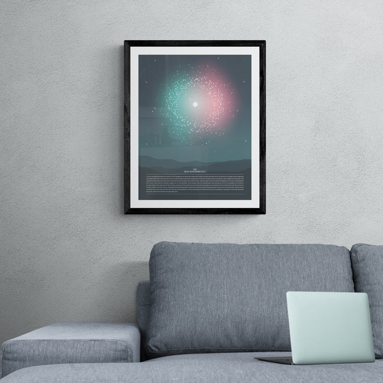 Most Astounding Fact Quote Poster - Wolf and Rocket