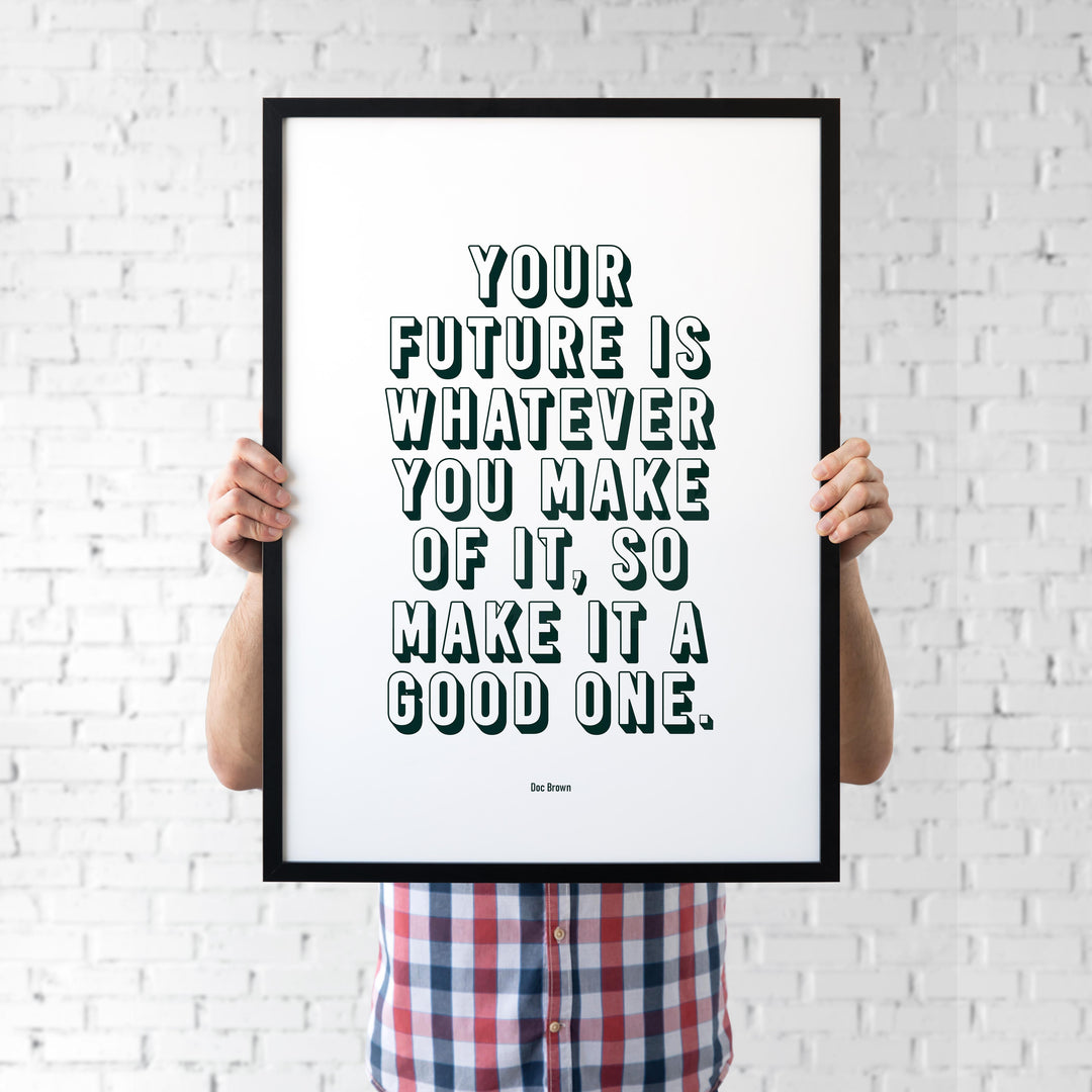 Doc Brown Movie Quote - Wolf and Rocket