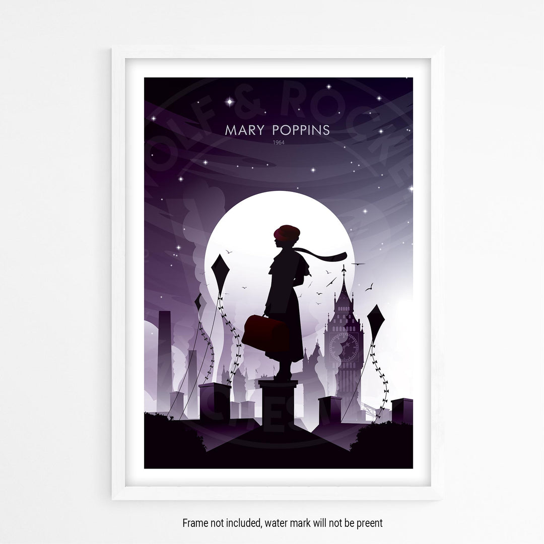 Mary Poppins Movie Poster - Wolf and Rocket