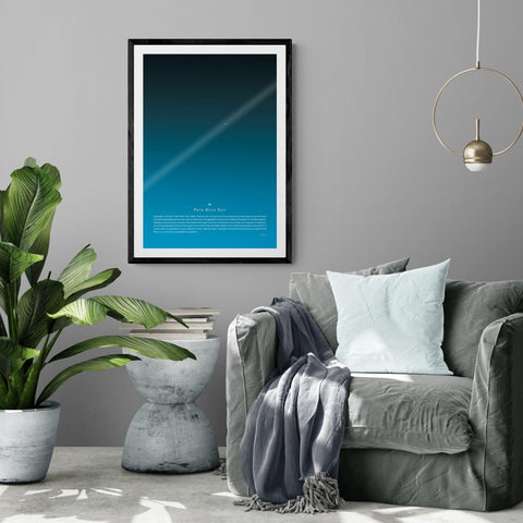 Pale Blue Dot Quote Poster - Wolf and Rocket