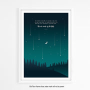 We are made of star stuff Quote Poster - Wolf and Rocket