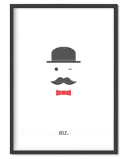 Mr Art Print