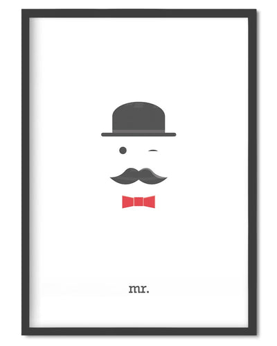 Mr Art Print