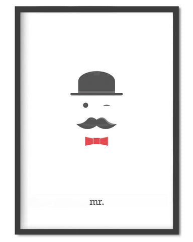 Mr Art Print