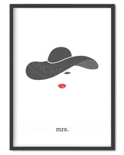 Mrs Art Print