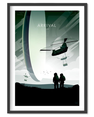 Arrival Movie Poster - Wolf and Rocket