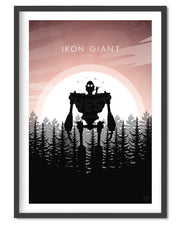 Iron Giant Movie Print - Wolf and Rocket