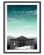 Back to the Future Part I Movie Poster - Wolf and Rocket