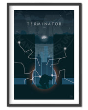 Terminator Movie Poster - Wolf and Rocket