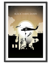 Black Hawk Down Movie Poster - Wolf and Rocket