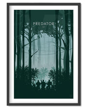 Predator Movie Poster - Wolf and Rocket