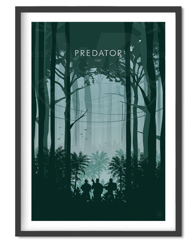 Predator Movie Poster - Wolf and Rocket