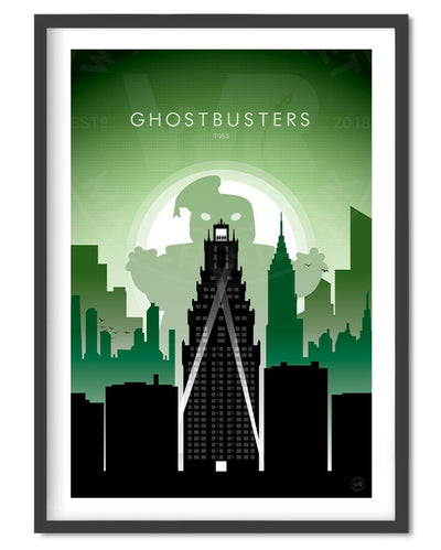 Ghostbusters Movie Poster - Wolf and Rocket