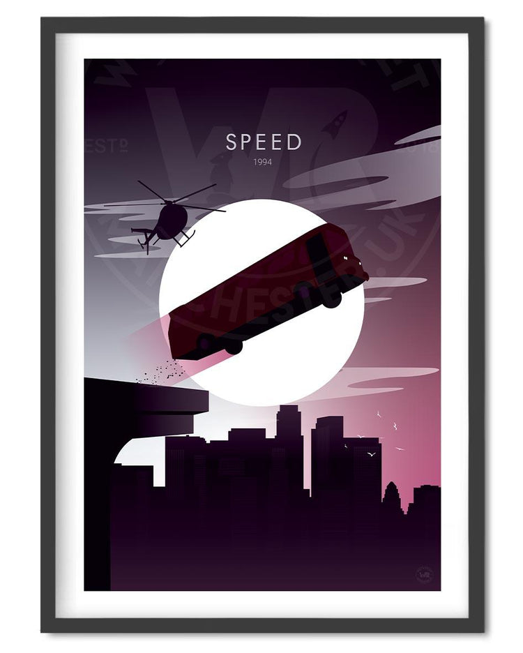 Speed Movie Poster - Wolf and Rocket