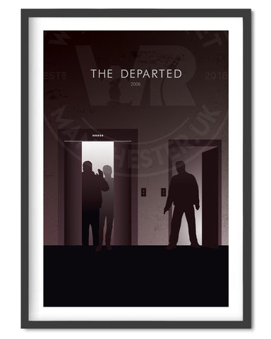 The Departed Movie Poster - Wolf and Rocket