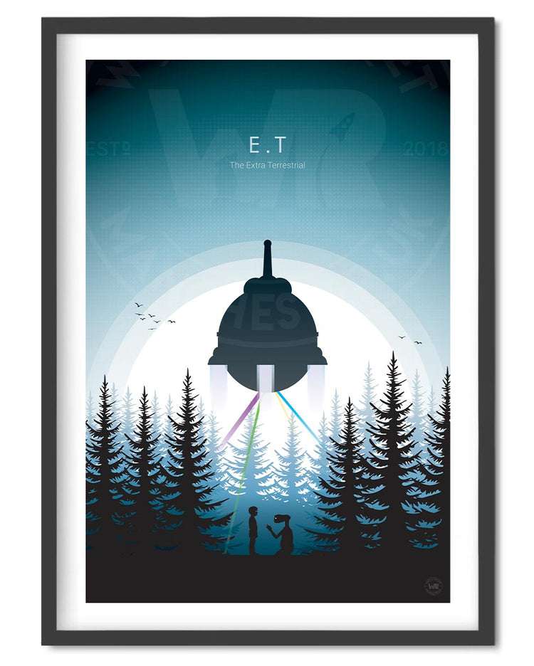 E.T Movie Poster - Wolf and Rocket