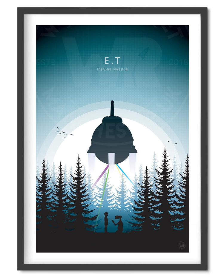 E.T Movie Poster - Wolf and Rocket