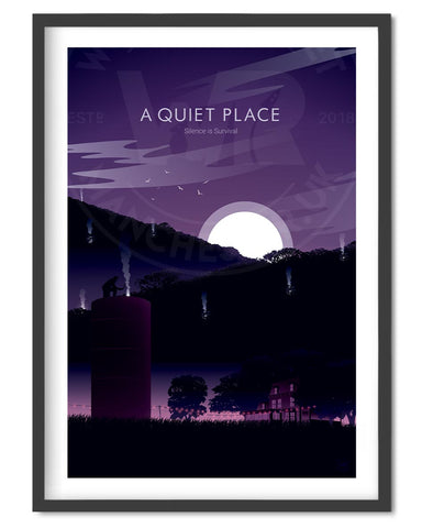A Quiet Place Movie Print - Wolf and Rocket
