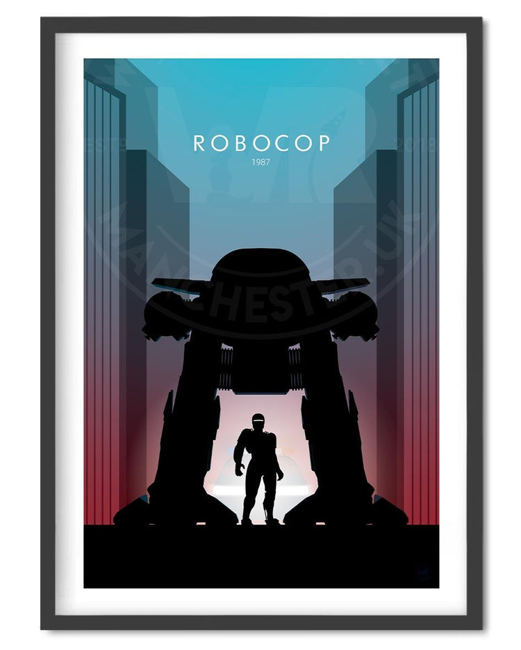 Robocop Movie Poster - Wolf and Rocket