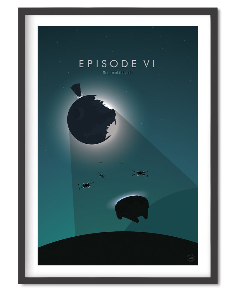 Episode VI Movie Poster - Wolf and Rocket
