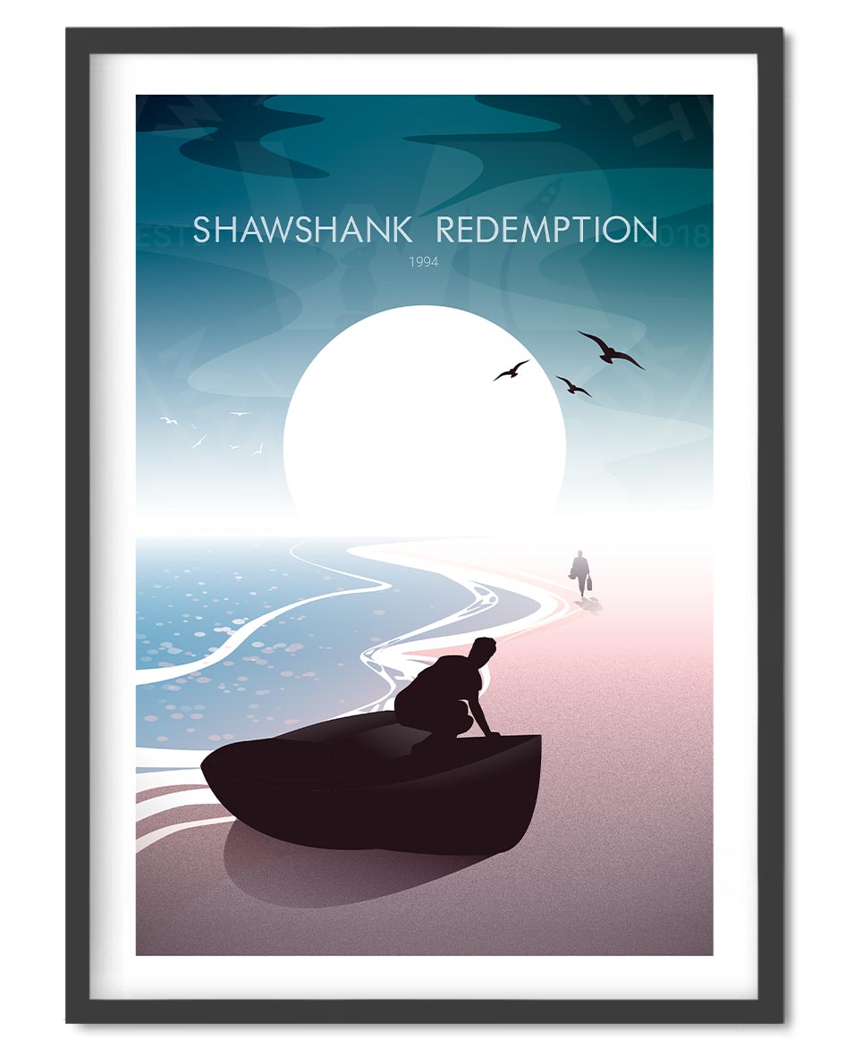 Shawshank Redemption Movie Poster - Wolf and Rocket