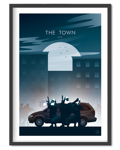 The Town Movie Poster - Wolf and Rocket