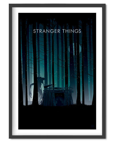 Stranger Things Poster - Wolf and Rocket